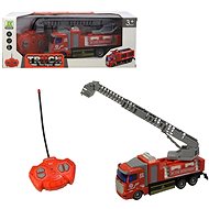 Fire truck with ladder, remote control, 4-channel - Remote Control Car