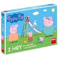 Peppa Pig Poď sa hrať a šmykľavky - Spoločenská hra