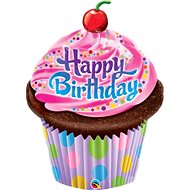 Foil balloon - Happy birthday - muffin - cupcake 89 cm - Balloons