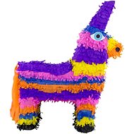 Piñata coloured donkey 54x39 cm - breakable - Pinata