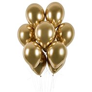 SMART BALLOONS Balloons Chrome 50 pcs Gold Shiny - Diameter of 33cm - Balloons
