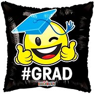 Balloon Foil Pillow - Smiley - Graduation - 45cm - Balloons
