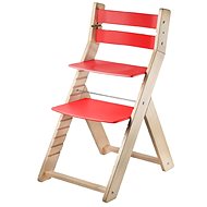 Growing chair Wood Partner Sandy Colour: lacquer/red - Growing Chair