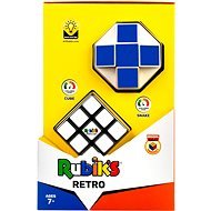 Rubikova kocka retro szett (snake + 3 x 3 x 3) - Logikai játék