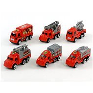 Set of fire trucks on the card - Toy Car Set
