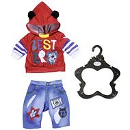 Older brother BABY born Clothes - red hoodie - Doll Accessory