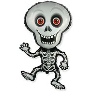 Foil Balloon Skeleton - 82cm - Halloween - Black-Grey - Balloons