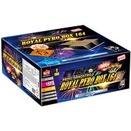 Professional composite fireworks royal pyro box 164 shots - Fireworks