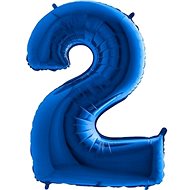 Balloon Foil Digits Blue - 110cm - 2 - Balloons
