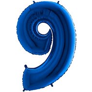 Balloon Foil Digits Blue - 110cm - 9 - Balloons