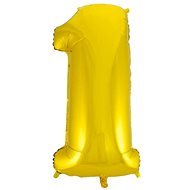 Foil Balloon digit gold - 115 cm - 1 - Balloons