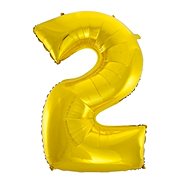 Balloon Foil Digit Gold - 110cm - 2 - Balloons