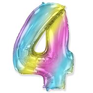 Rainbow Foil Balloon Number 110cm - 4 - Balloons