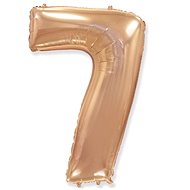 Pink  and gold foil baloon - rose gold 115 cm - 7 - Balloons