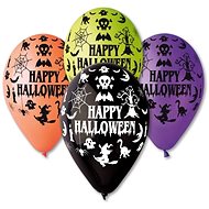SMART BALLOONS Pastel Balloons Happy Halloween - Mixed Colours - 30 cm (5 pcs) - Balloons