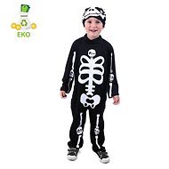 Rappa children's skeleton costume with hat (M) - Costume