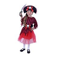 Rappa detský kostým pirátka s klobúkom (S) - Kostým