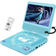 Frozen Prenosný DVD prehrávač 7 s rotujúcou obrazovkou a slúchadlami - Hudobná hračka