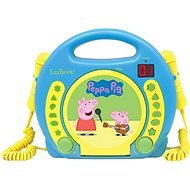 Peppa Pig Prenosný CD prehrávač s 2 mikrofónmi - Hudobná hračka