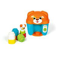 Clementoni Clemmy baby - bucket with cubes dog - Kids’ Building Blocks