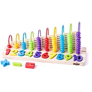 Woody Flip Counter with examples - Abacus