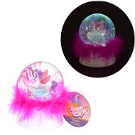 Snowball / Paperweight unicorn horse with feathers 8cm - Children's Bedroom Decoration