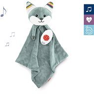 ZAZU - FELIX the Fox - Sparkling Comforter Toy Blanket with Heartbeat and Melodies - Baby Sleeping Toy
