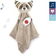 ZAZU - ROBIN the Raccoon - Sparkling Comforter Toy Blanket with Heartbeat and Melodies - Baby Sleeping Toy