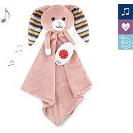ZAZU - Becky the Rabbit - Comforter Blanket Toy with Heartbeat and Melodies - Baby Sleeping Toy