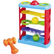 Wiky Tower with balls and hammer - Motor Skill Toy
