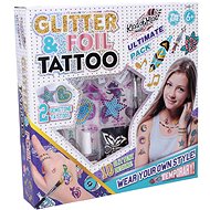 Wiky Tattoo with glitter - Temporary Tattoo