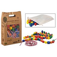 Jouéco wooden stringing beads 85pcs - Beads
