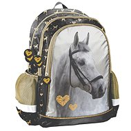Paso Gray horse - School Backpack