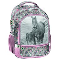 Paso Grey Horses - School Backpack