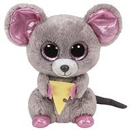 BOOS SQUEAKER, 15 cm - mouse with cheese - Soft Toy