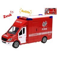 Car firefighters 27cm on the flywheel with light and sound - Toy Car