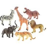 Safari animal set 16-23cm 6pcs - Figure