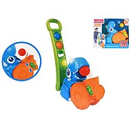 Dinosaur 31cm with Handle Catching Balls 3pcs, with Light and Sound - Push and Pull Toy