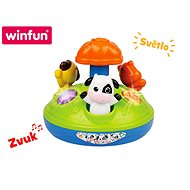 Carousel with Rotating Animals, on Batteries with Light and Sound - Baby Toy
