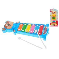 Xylophone teddy bear 28cm 2 colours - Musical Toy