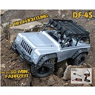 DF-4S Crawler with LED Lighting Silver - Remote Control Car