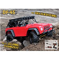 DF-4S Crawler with LED lighting red - Remote Control Car