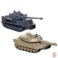 2.4 GHz Abrams & German Tiger Battle tank set - RC Tank
