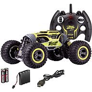MAGIC MACHINE, Double-Sided STUNT Model, 1:10, 4WD, 2.4GHz, 100% RTR, Yellow - Remote Control Car