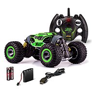 MAGIC MACHINE, Double-Sided STUNT Model, 1:10, 4WD, 2.4GHz, 100% RTR, Green - Remote Control Car
