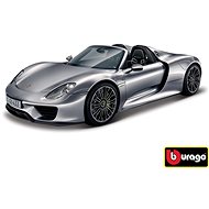 Bburago 1:24 Porsche 918 Spyder Metallic Grey 18-21076 - Metal Model