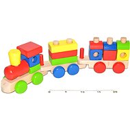 Wooden Coloured Train - Train