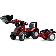 Valtra S4 pedal tractor with front loader and siding - Pedal Tractor 