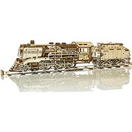 Wooden express with tender and tracks - 3D Puzzle