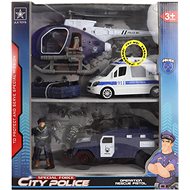 Police Set with Battery - Toy Car Set